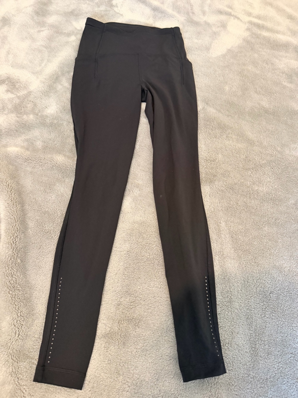 Lululemon Black Leggings with Stud Detailing